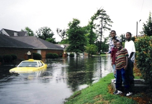 Johnston Street flood. Savannah, GA. June, 1999